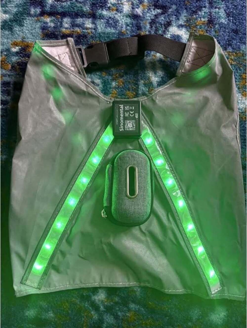 LED Light-Up Reflective Pet Safety Vest Medium